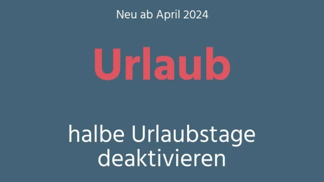 Sie haben jetzt auch die Möglichkeit, halbe Urlaubstage zu deaktivieren.
#handwerk #handwerkdigital #app #SHK #handwerksmeister #digitalisierung #update