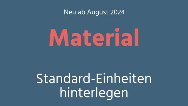 Sie können ab sofort Standard-Einheiten für Ihr Material hinterlegen. 
#handwerk #handwerkdigital #app #SHK #handwerksmeister #digitalisierung #update